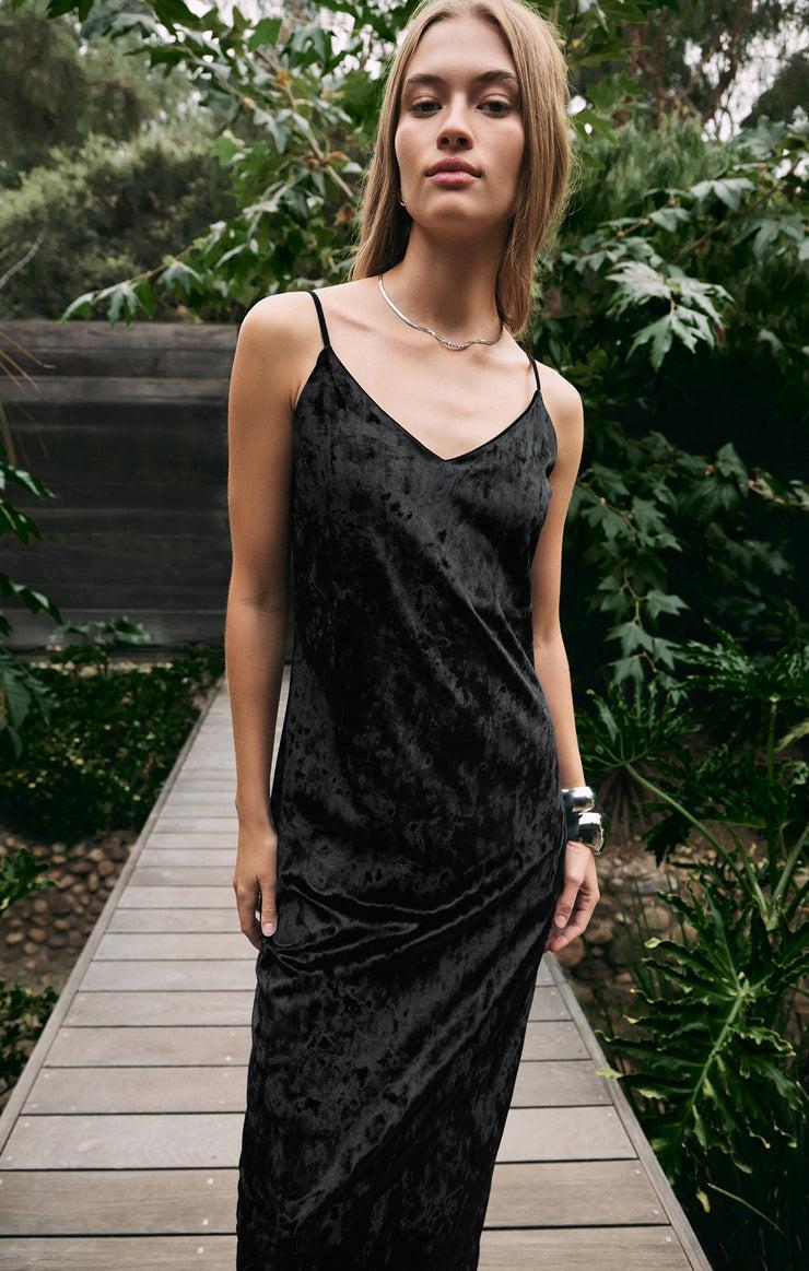 Selina Crushed Velvet Midi Dress *FS Product Image