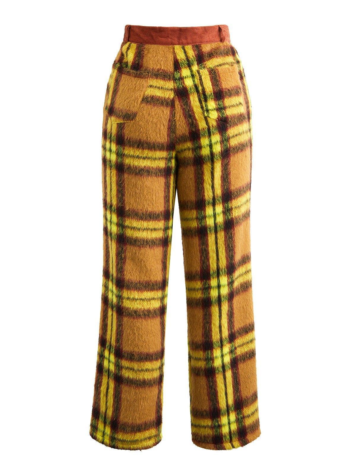 Vintage Checkered Straight Leg Pants Product Image