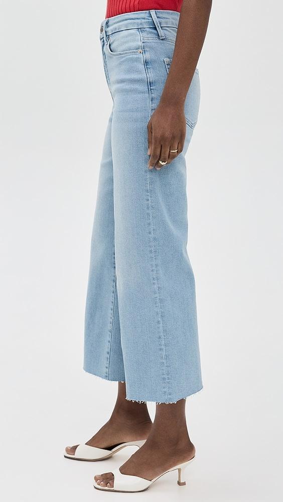 Good American Good Waist Cropped Palazzo Light Compression Jeans | Shopbop Product Image