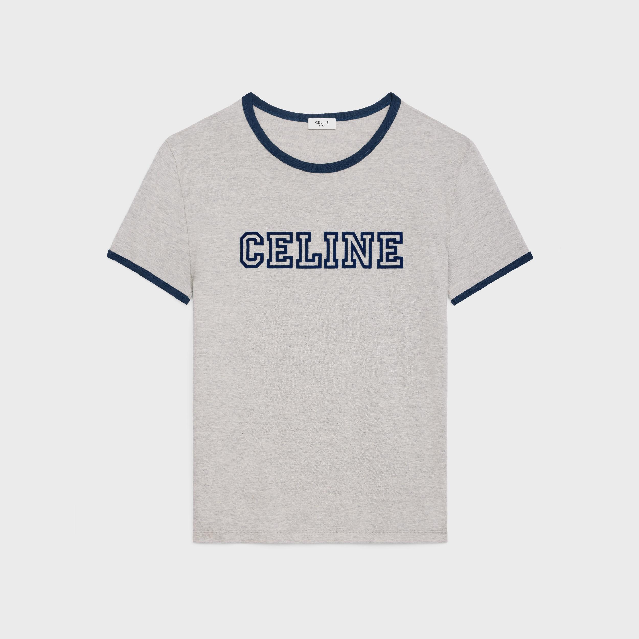 celine regular t-shirt in cotton jersey Product Image