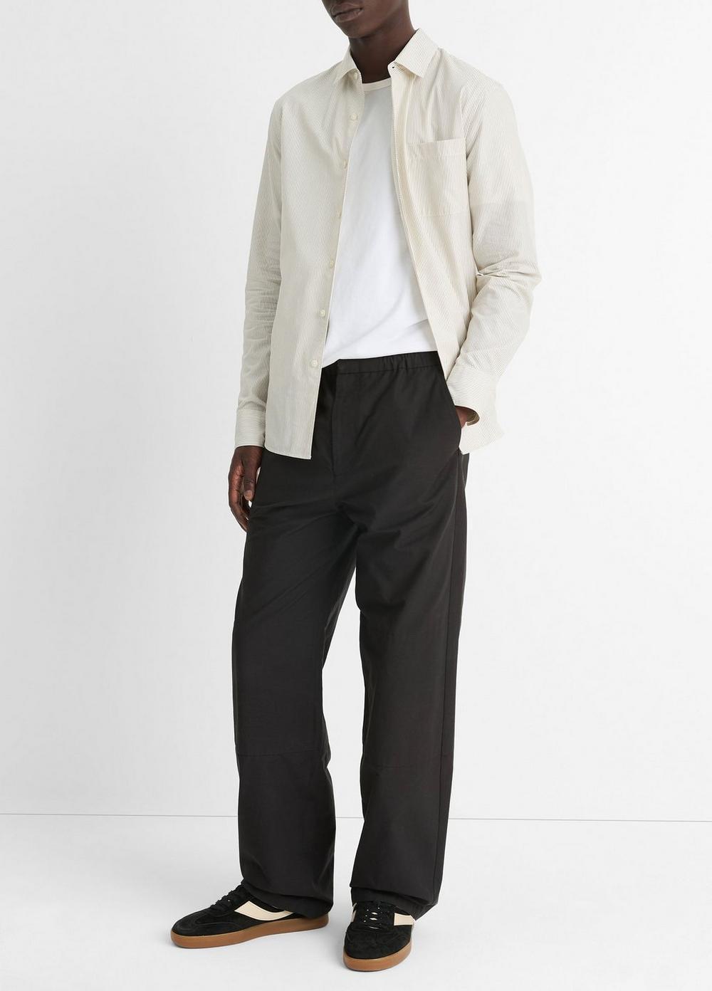 Mens Cotton-Blend Parachute Pant, Light Surplus Olive, Size S Vince Product Image