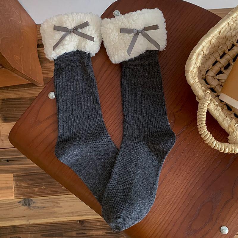 Ribbon Accent Crew Socks / Set Product Image