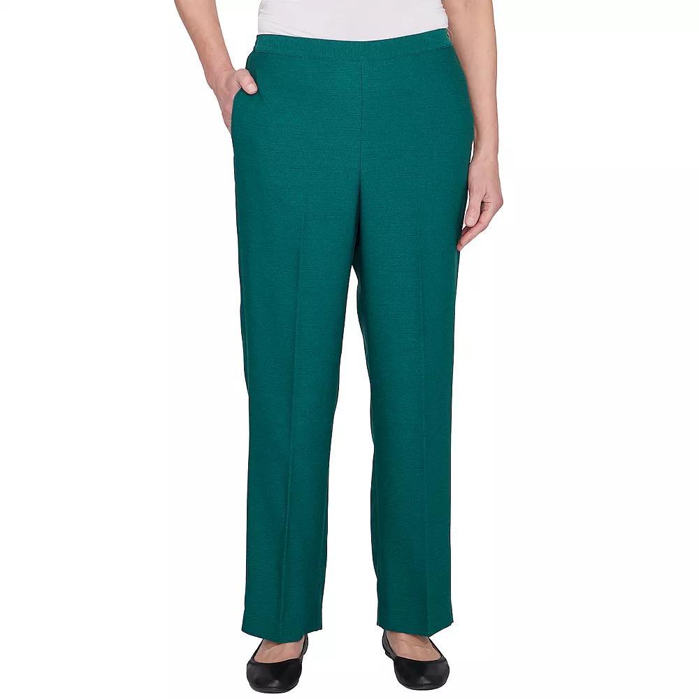 Women's Alfred Dunner Classic Emerald Short Pants, Size: 8 Short, Green Product Image