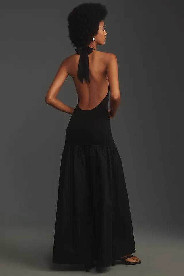SIMONMILLER Junjo Knit & Poplin Maxi Dress Product Image