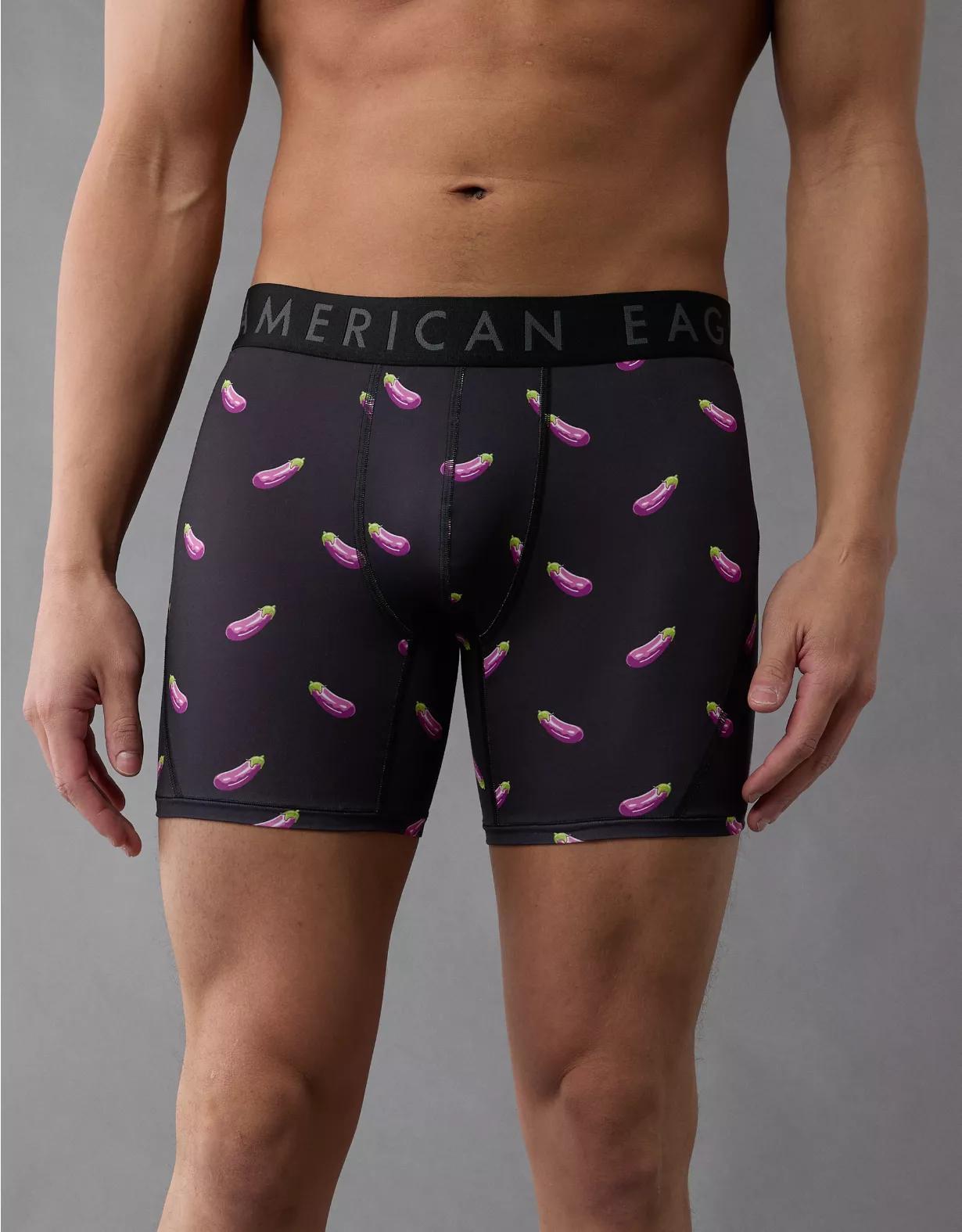 AEO Men's Eggplants 6" Flex Boxer Brief Product Image