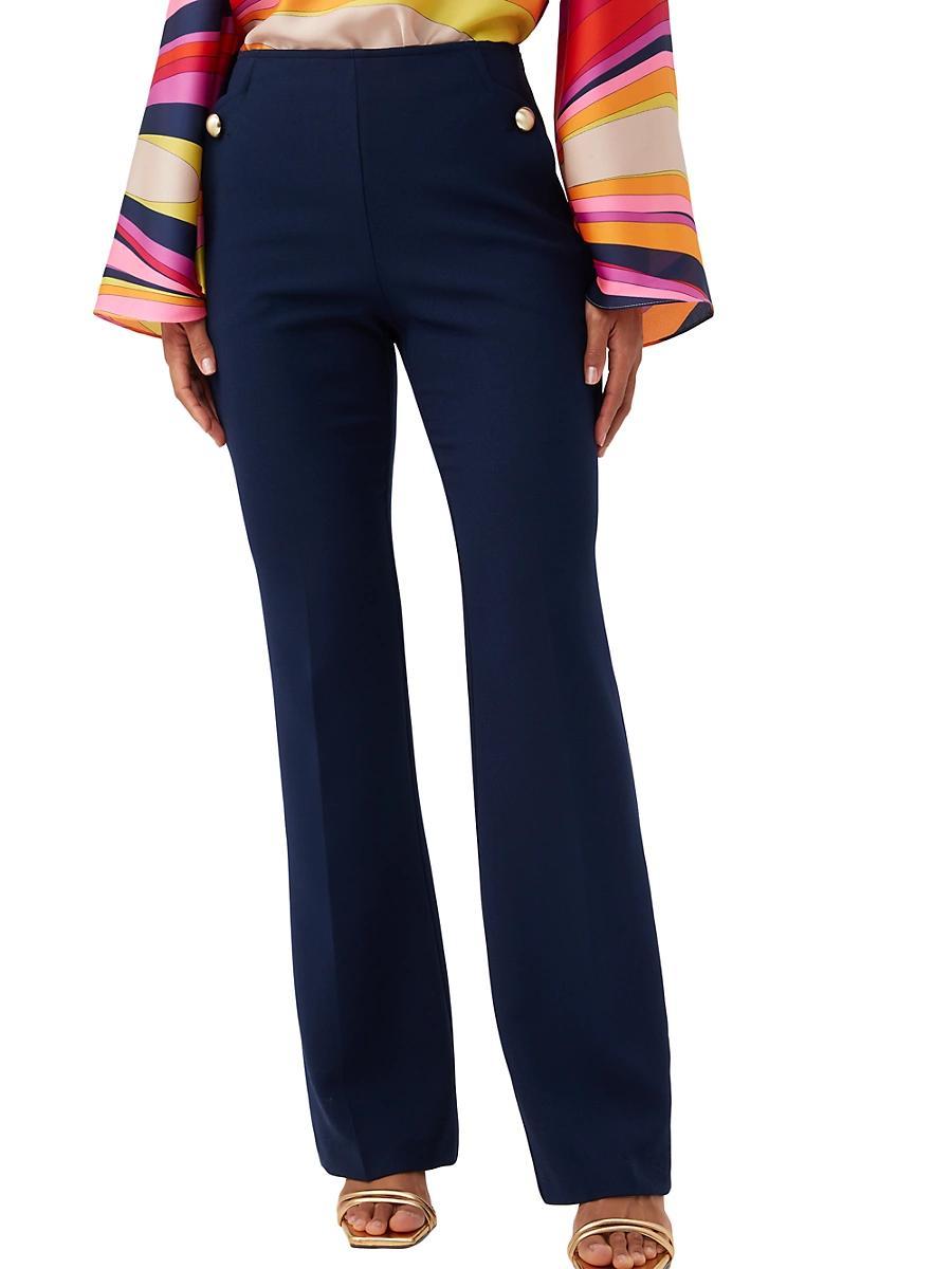 Womens Boynton High-Rise Stretch Flared Pants Product Image