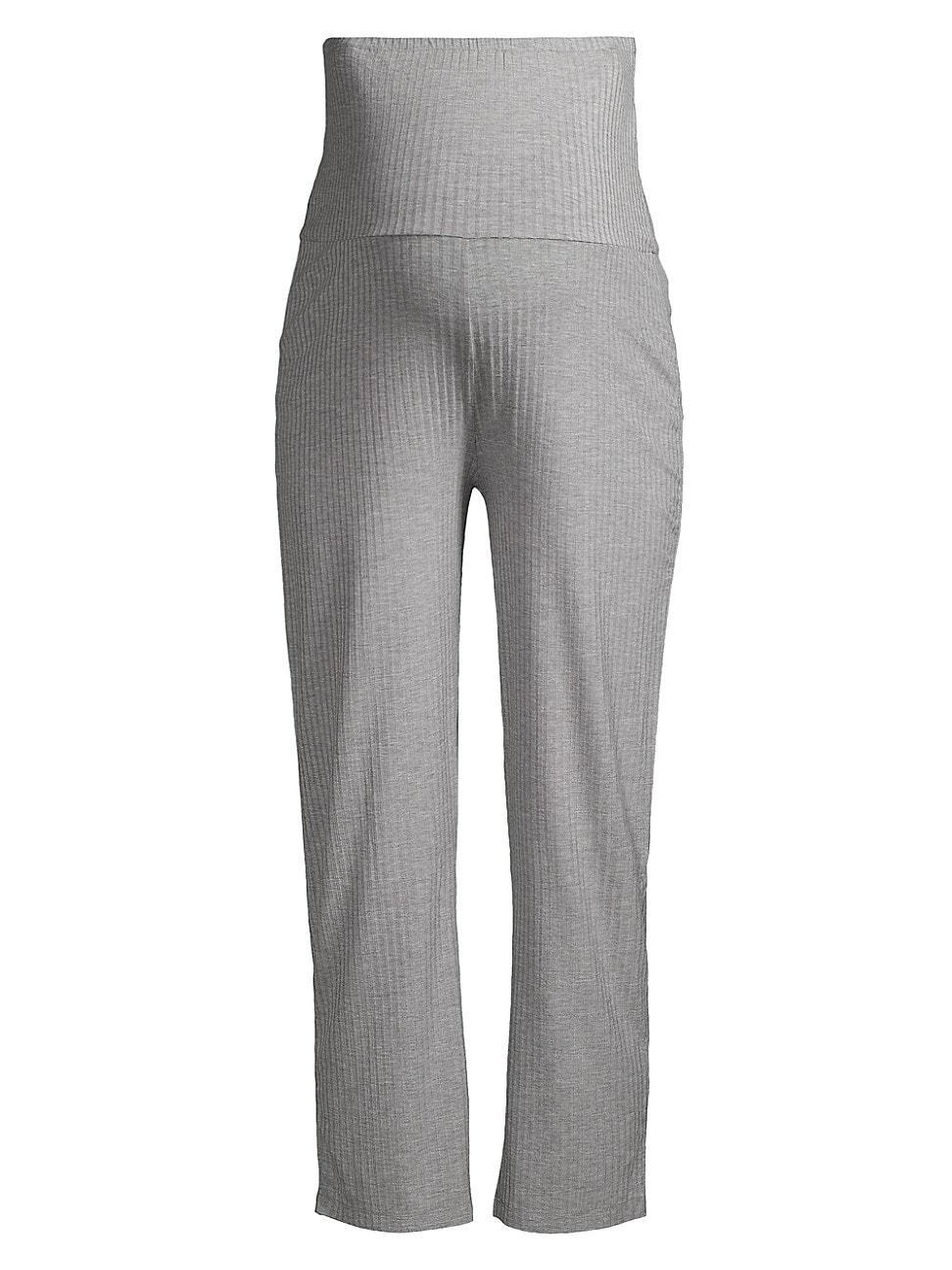 Nom Maternity Camilla Ribbed Maternity Pants Product Image