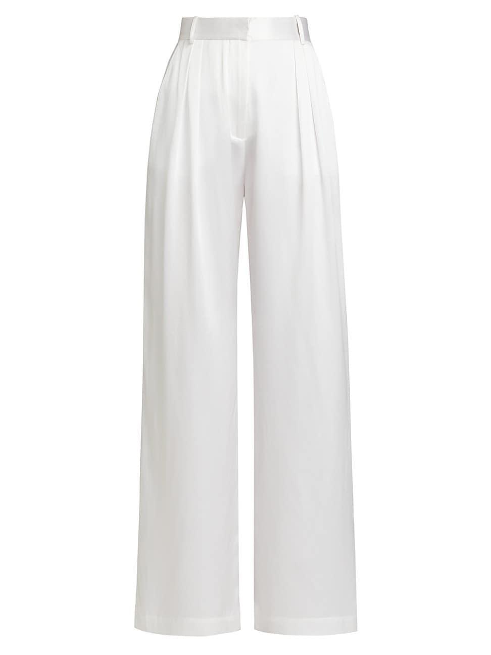 Womens Relaxed Silk Boy Pants Product Image