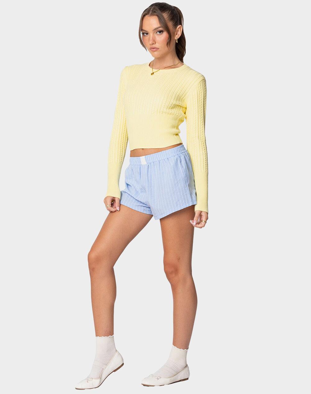 EDIKTED Mallory Cable Knit Sweater Product Image