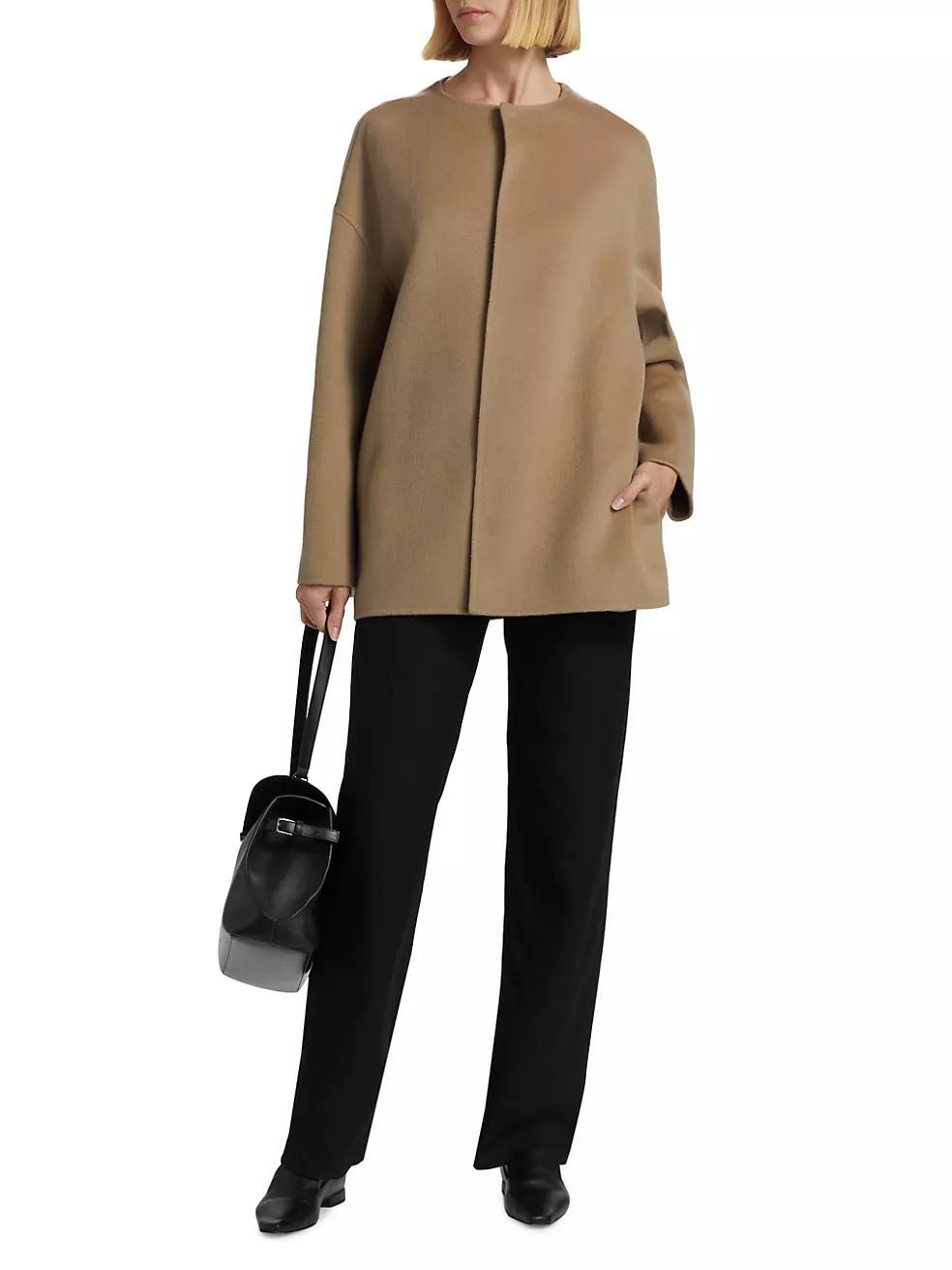 Gio Wool-Cashmere Short Coat Product Image
