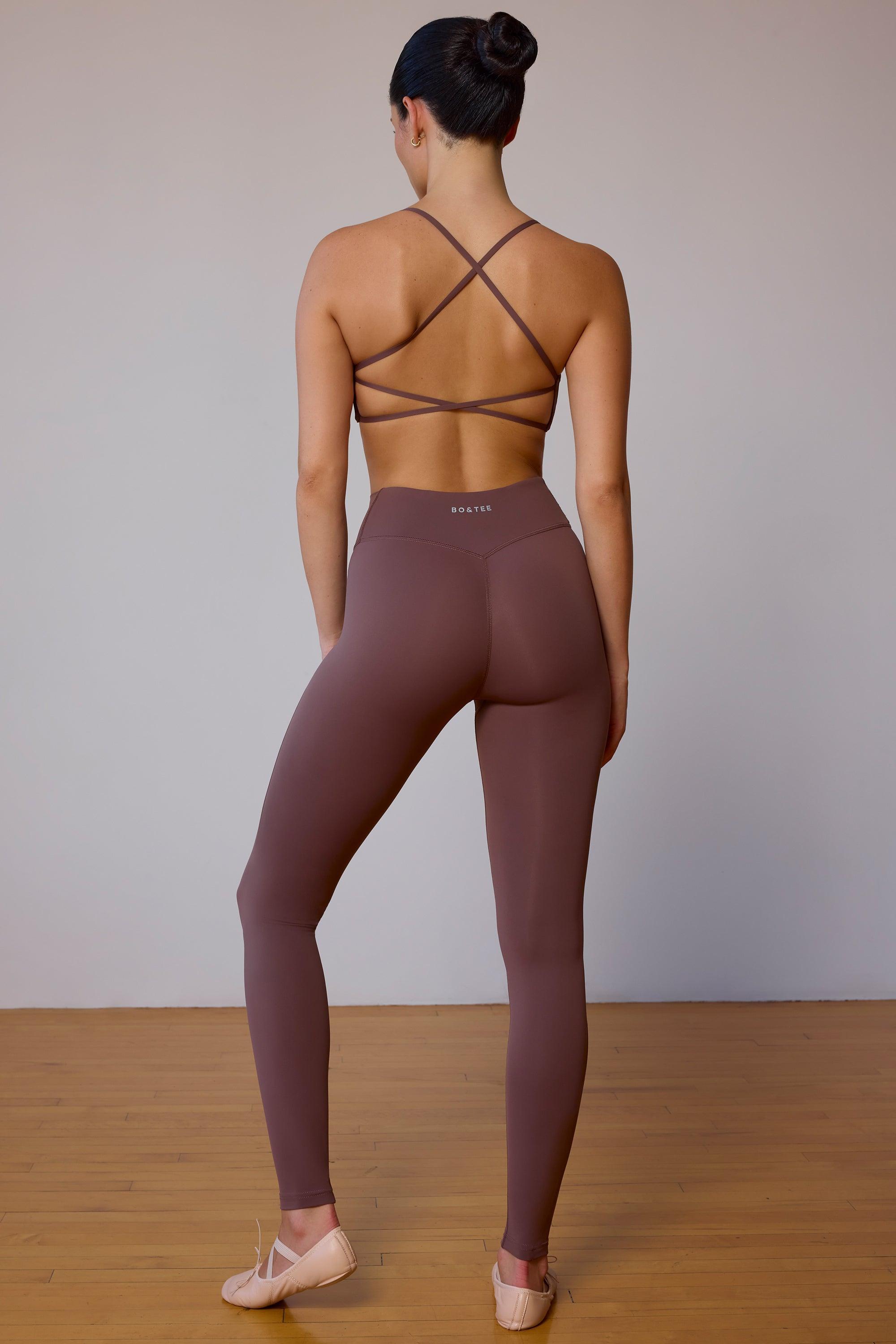 Petite Leggings in Taupe Brown Product Image