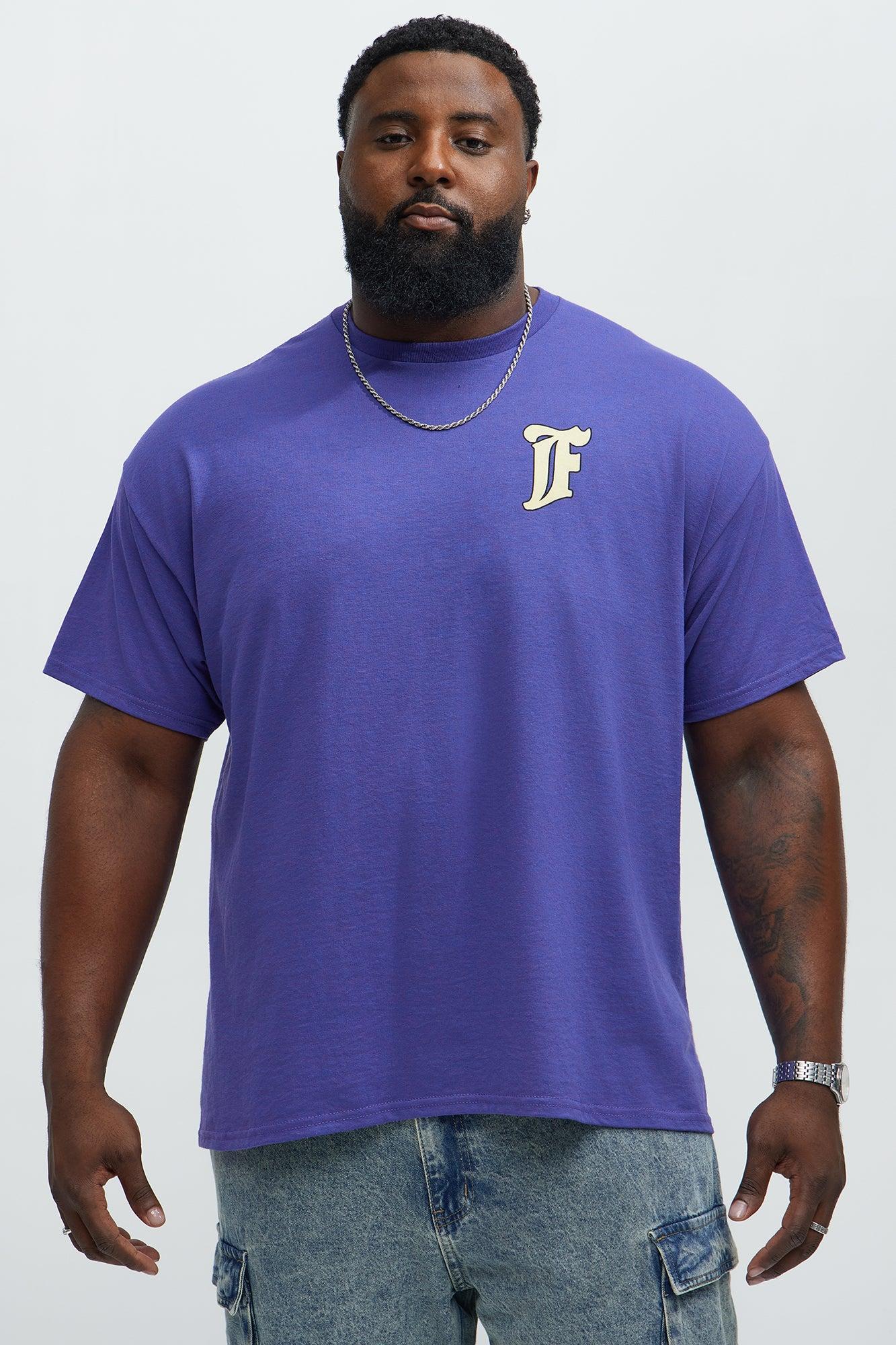 Faith In The Lord Short Sleeve Tee - Purple Product Image