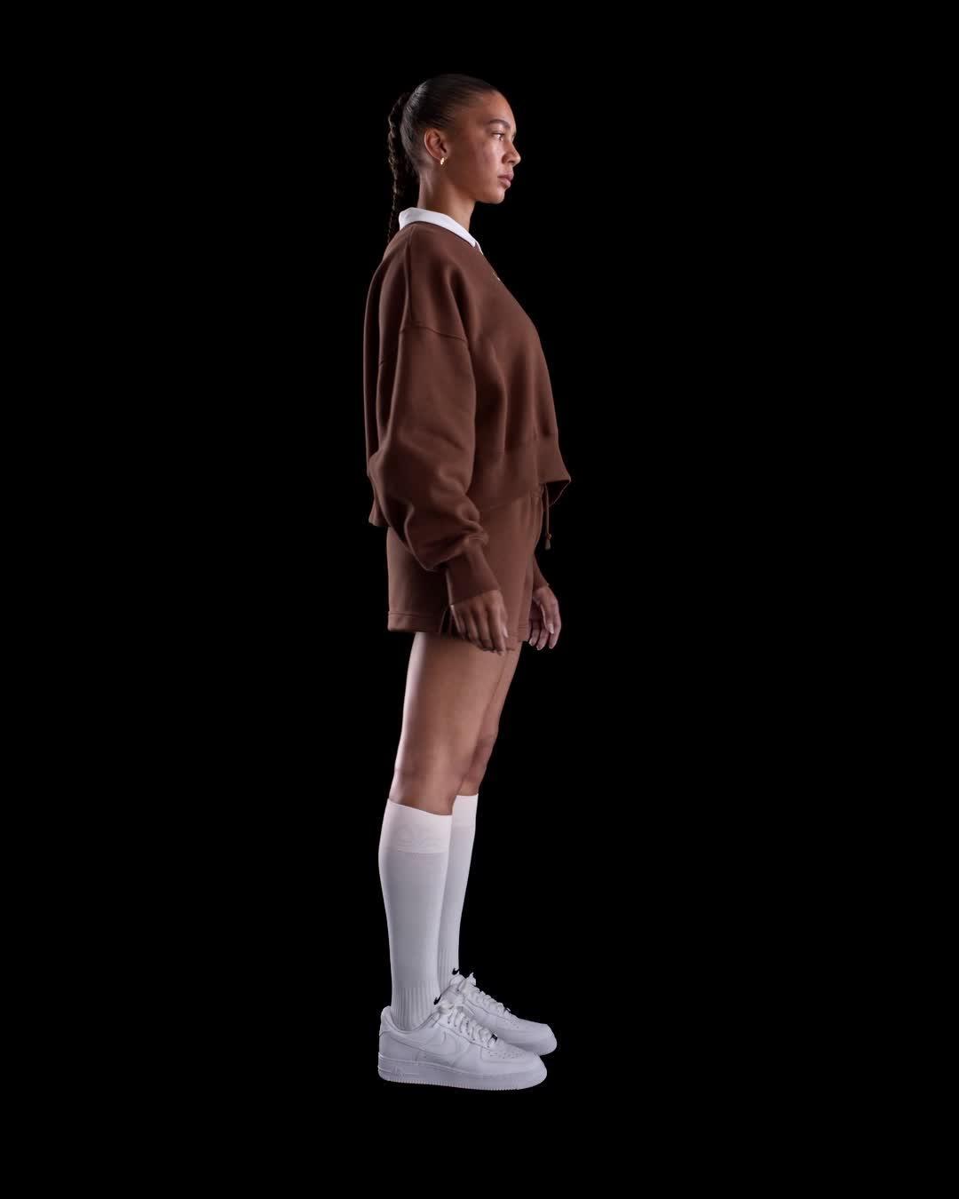 Women's Nike Sportswear Phoenix Fleece Over-Oversized Crew-Neck Sweatshirt Product Image