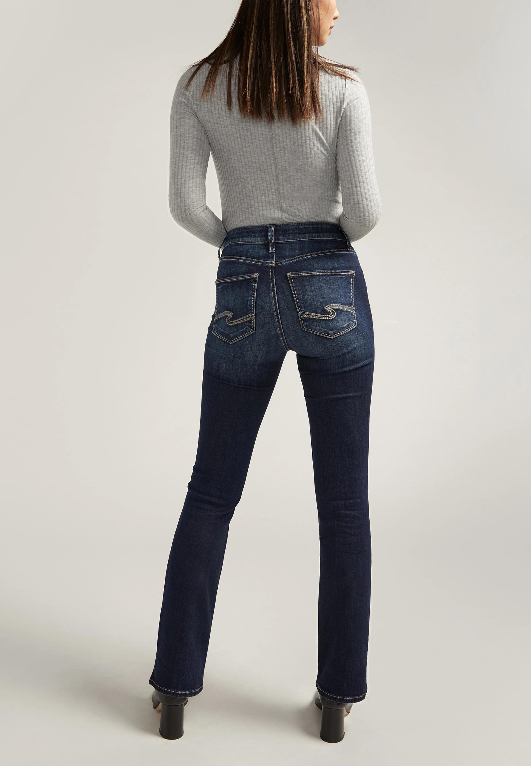 Silver Jeans Co. Silver Jeans Co. Womens Avery Dark Curvy High Rise Slim Bootcut Jean Blue Denim Size 26 - Maurices Product Image