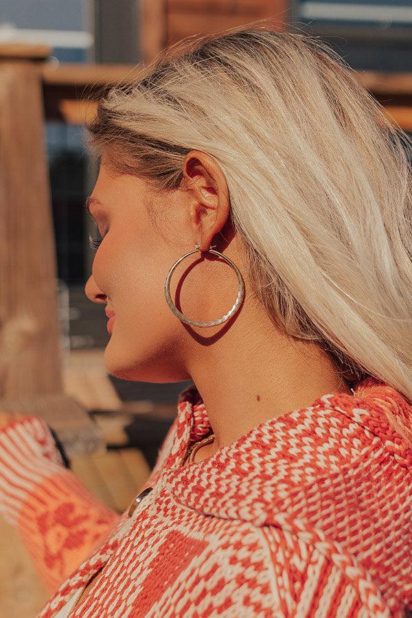 Flirty Nature Hoop Earrings Product Image