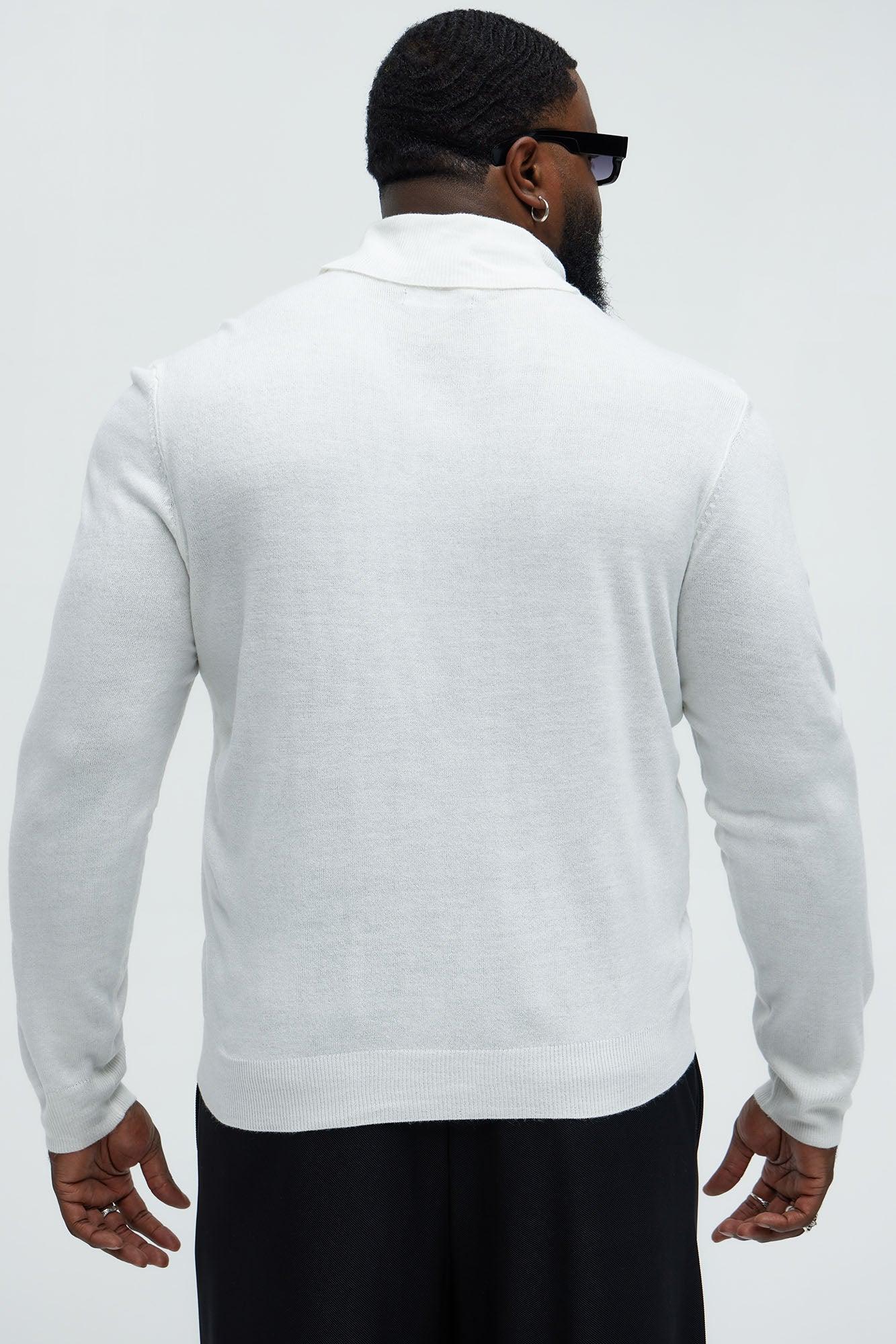 DeAngelo Turtleneck Sweater - Off White Product Image