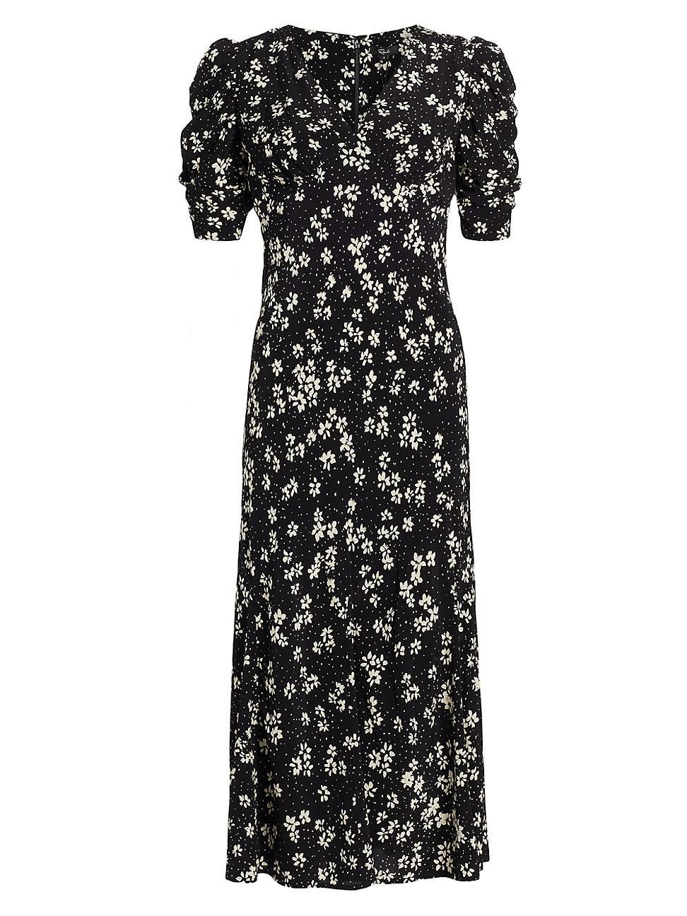 Womens Zariah Floral Midi-Dress Product Image