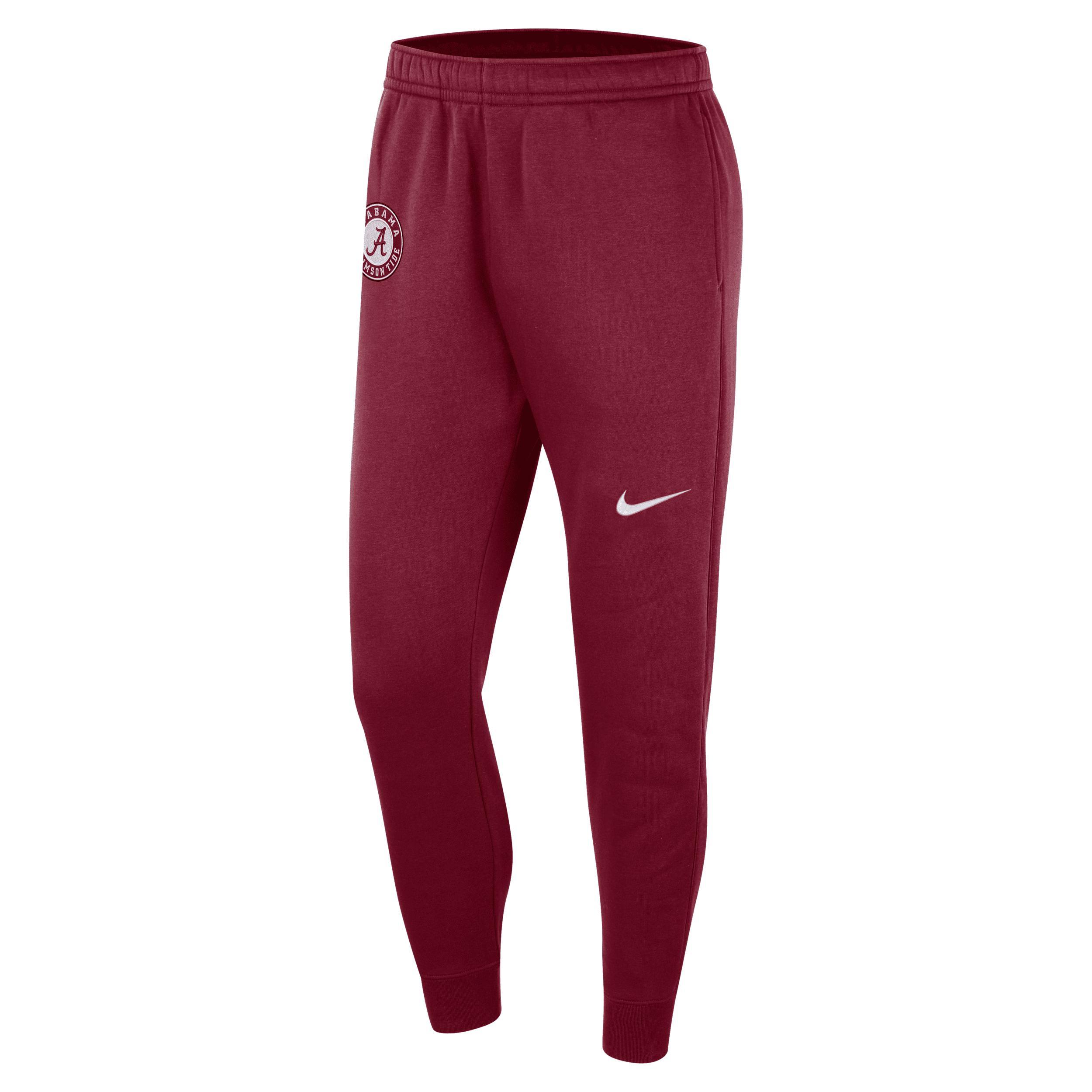 Mens Nike Crimson Alabama Crimson Tide Club Fleece Pants Product Image