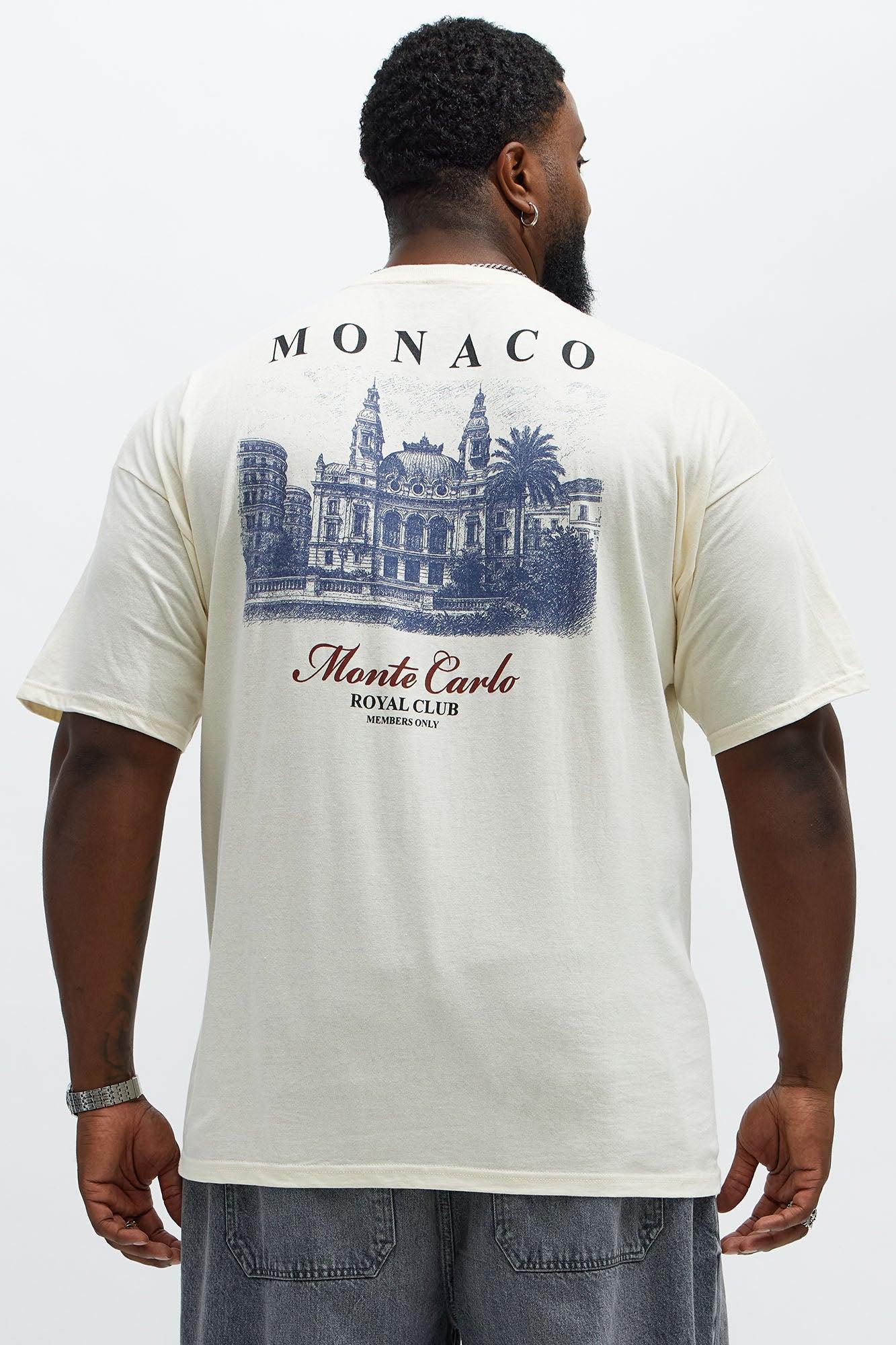 Monte Carlo Royal Club Short Sleeve Tee - Natural Product Image