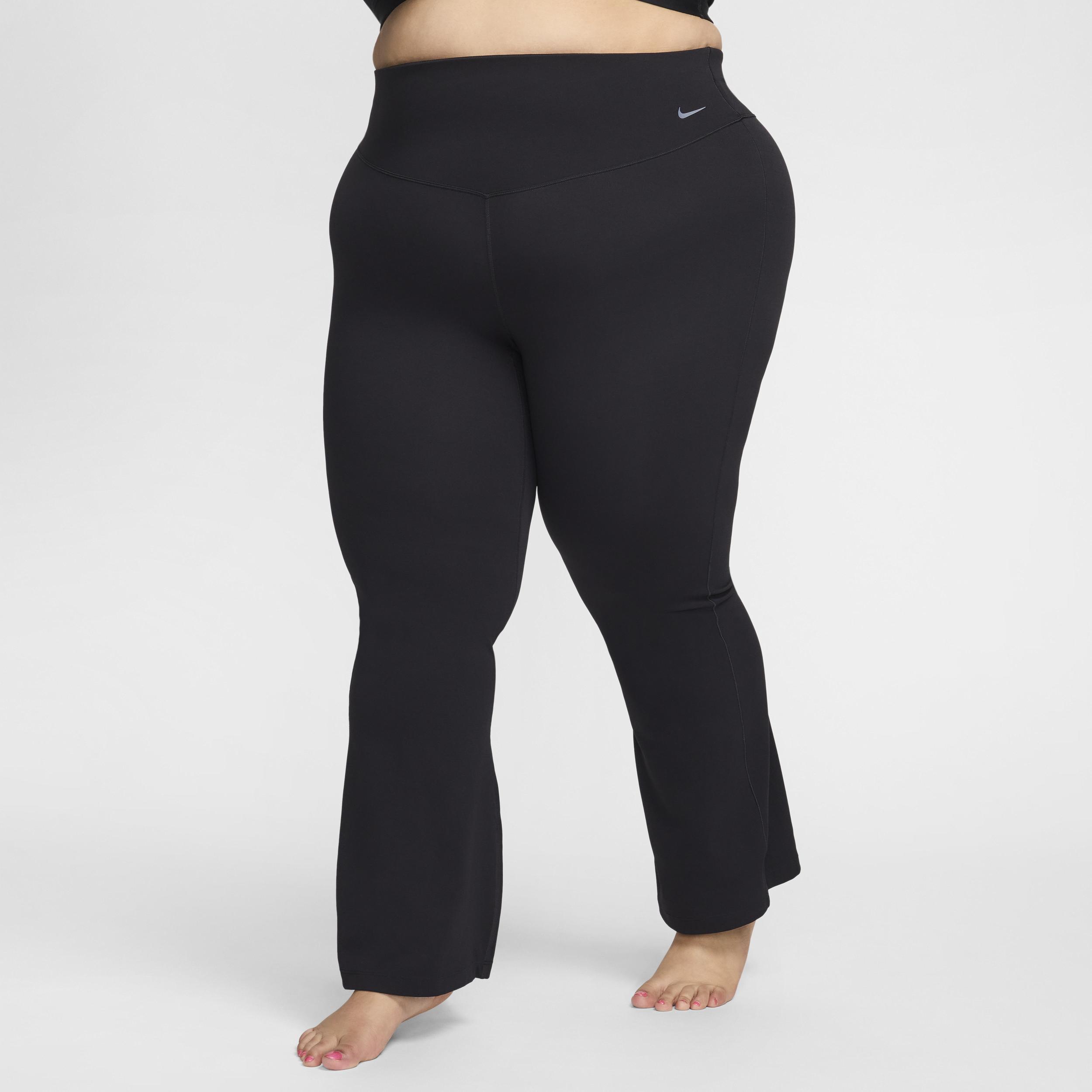 Nike Womens Zenvy High-Waisted Flared Leggings (Plus Size) Product Image