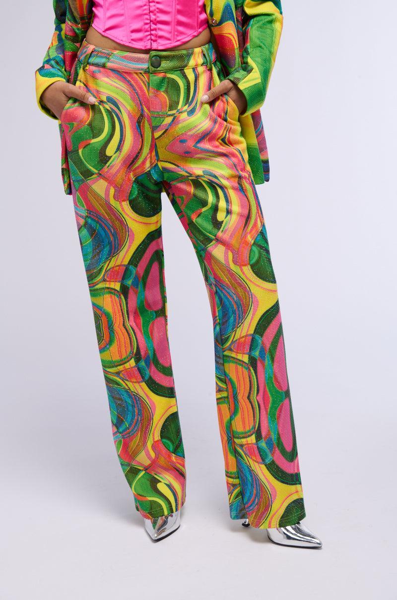 DREAMLAND EMBELLISHED WIDE LEG TROUSER Product Image