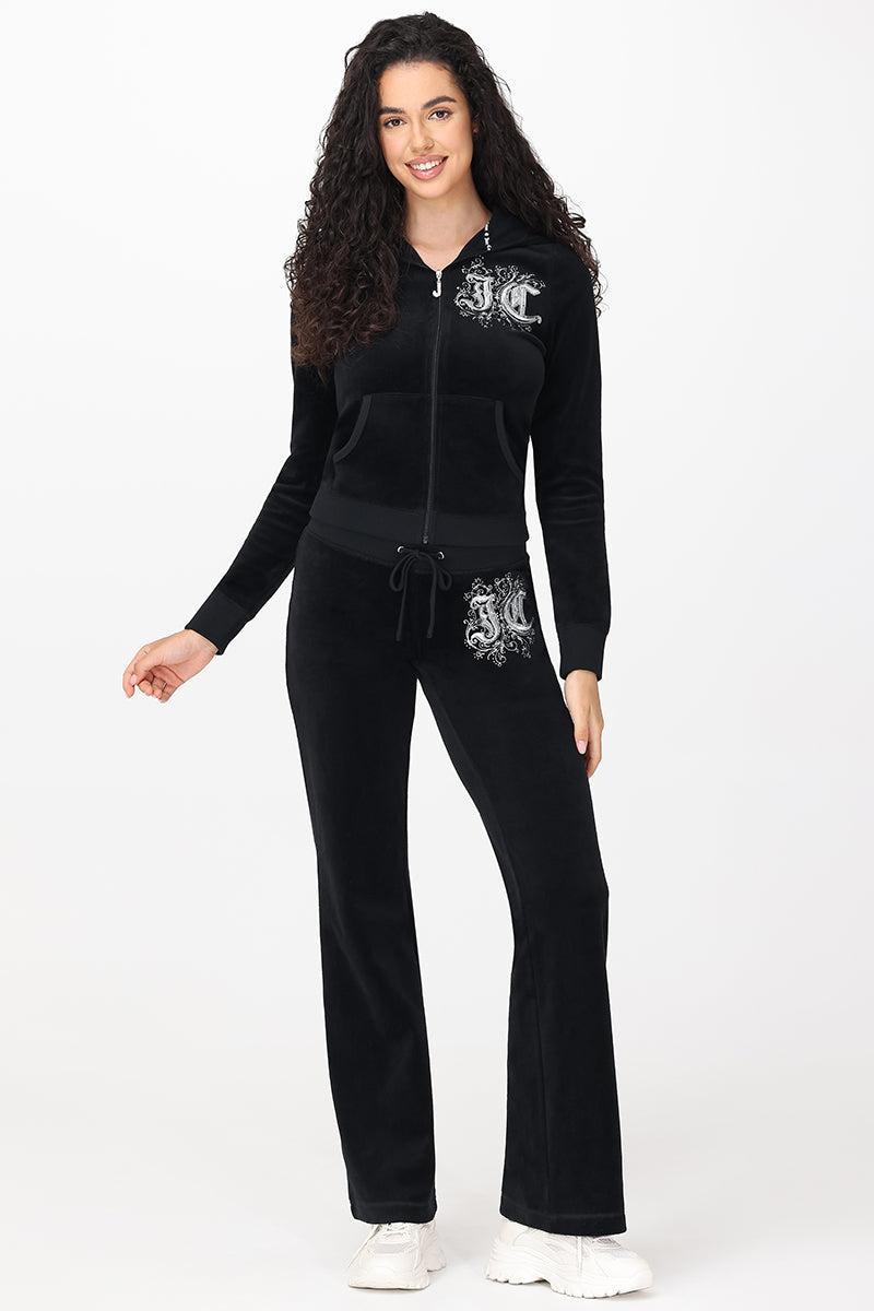 Monogram Heritage Cotton Velour Hoodie Product Image