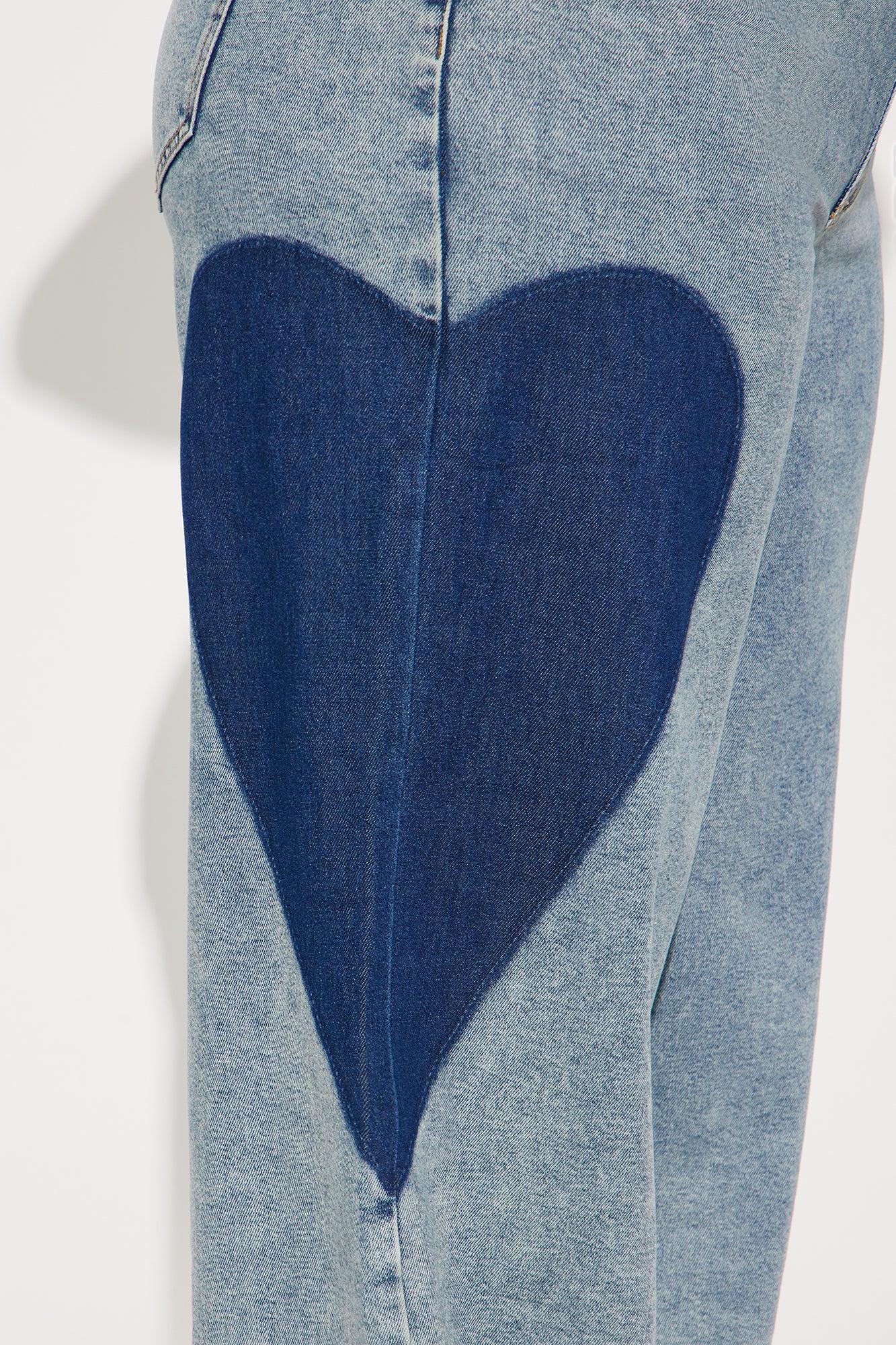 All My Loving Heart Straight Leg Jeans - Light Wash Product Image