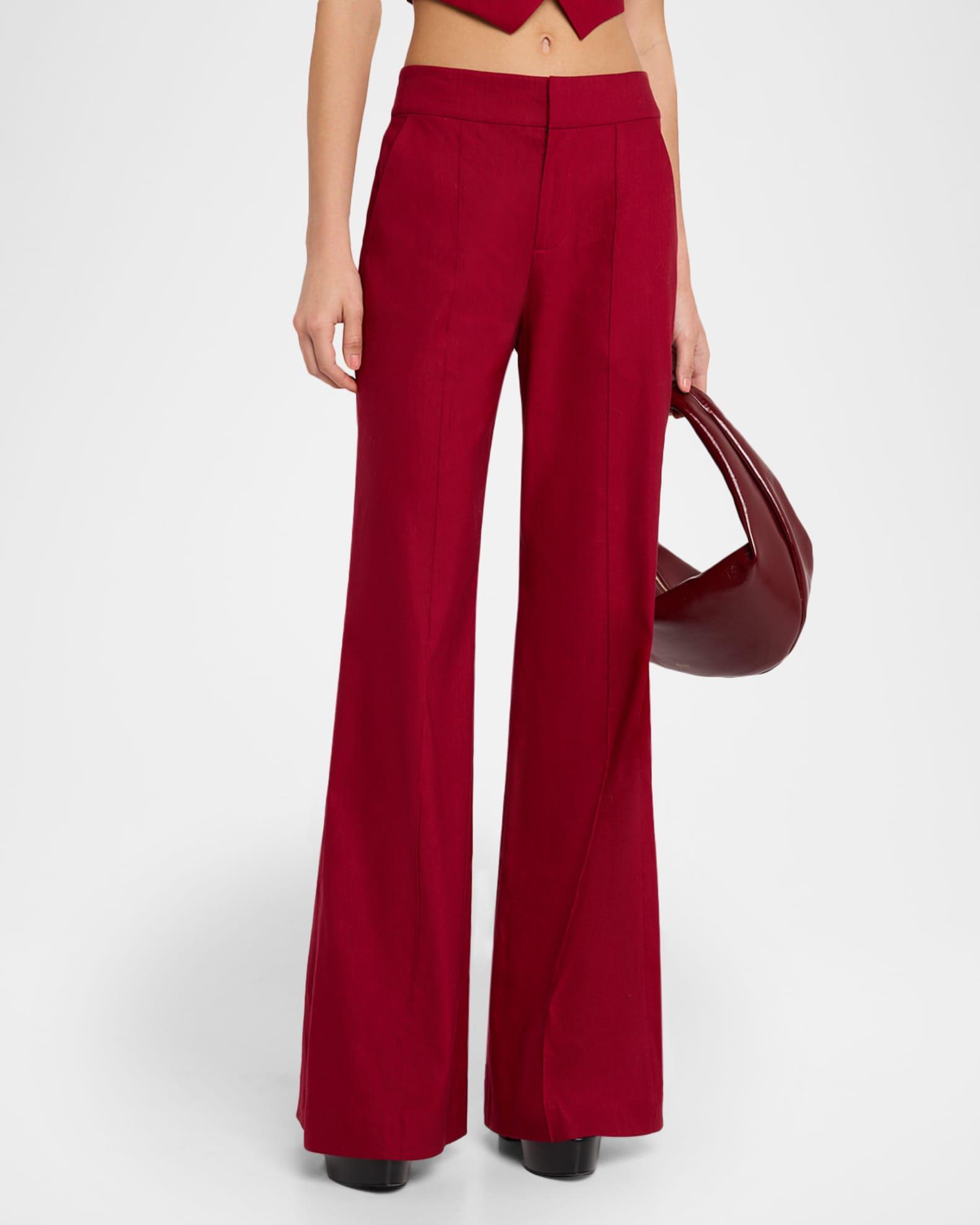 Dylan High-Rise Wide-Leg Pants Product Image