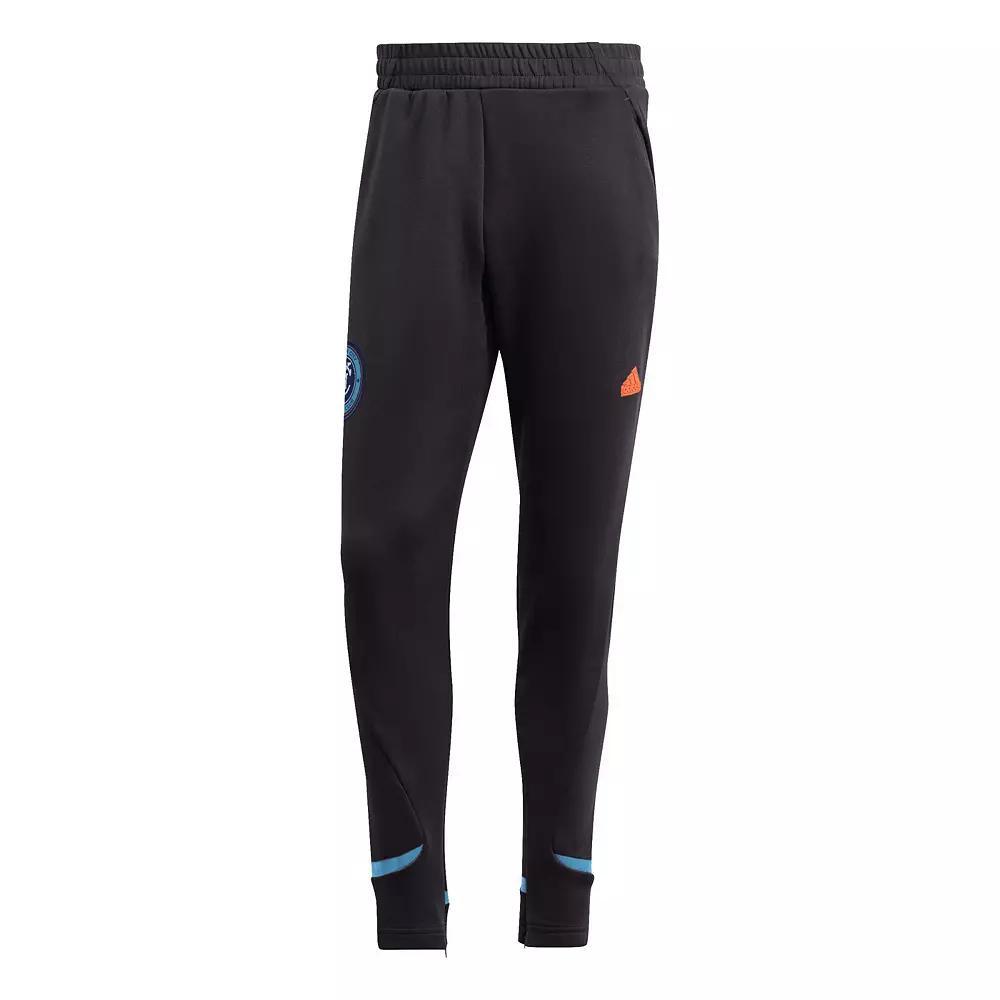 Men's adidas Black New York City FC 2024 Travel Pants, Size: 2XL Product Image