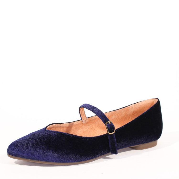 Prime Velvet Mary Jane Flats Product Image