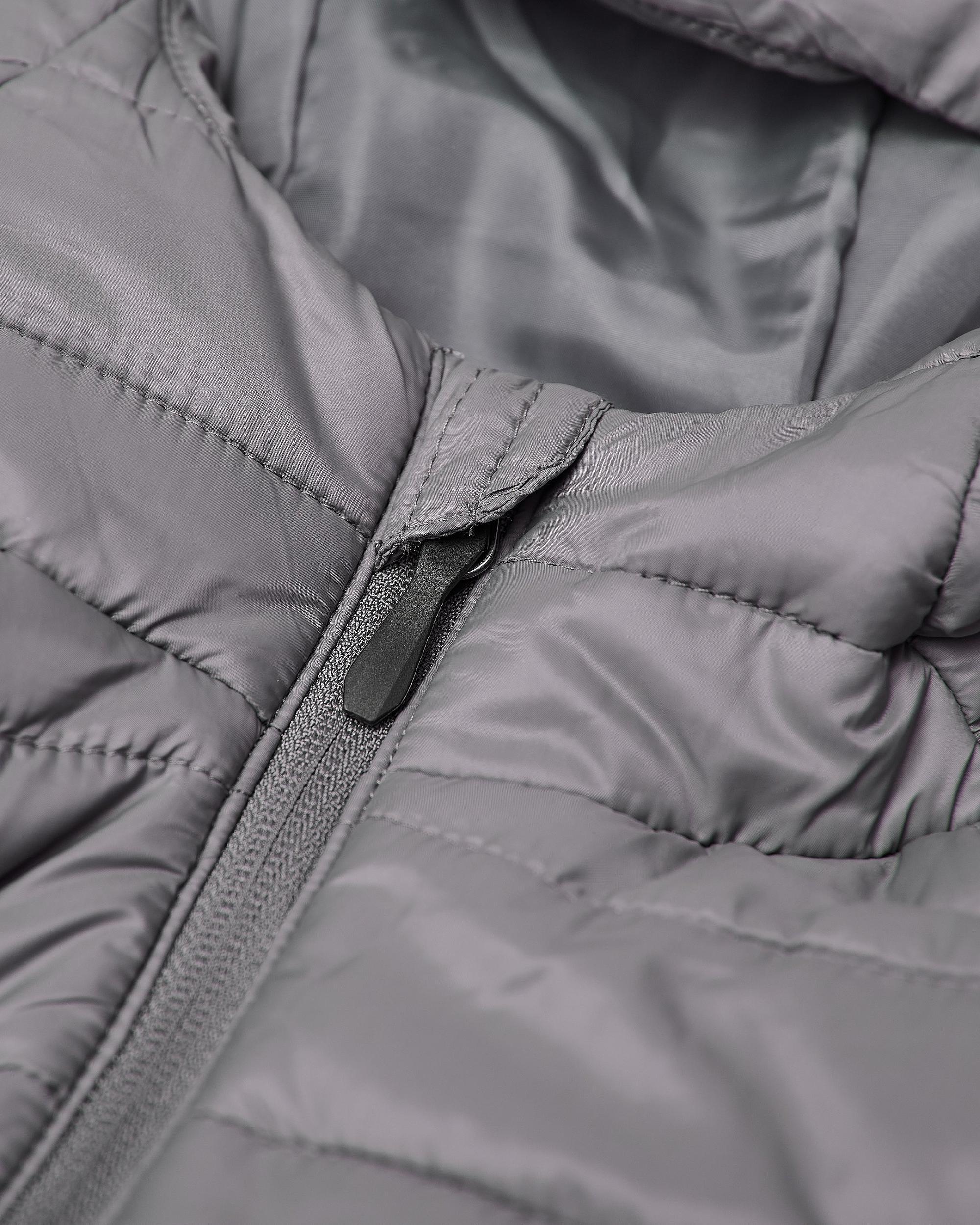 Gunmetal Hooded Puffer Jacket Product Image
