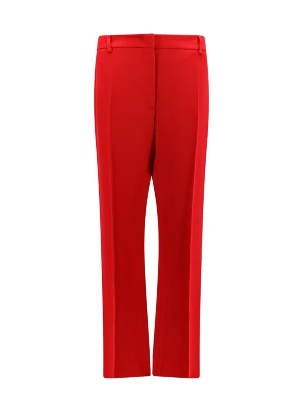 VALENTINO Trouser In Red Product Image
