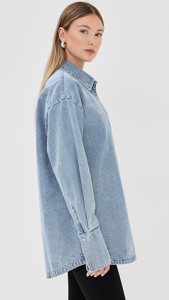 Lioness Off Duty Denim Shirt | Shopbop Product Image