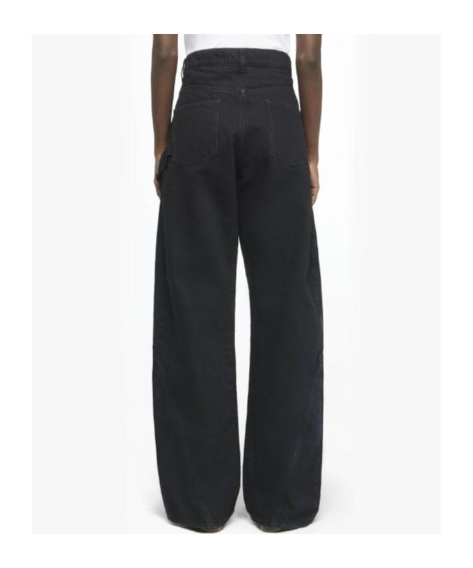 JW ANDERSON Twisted Workwear Denim Jeans In Black Product Image
