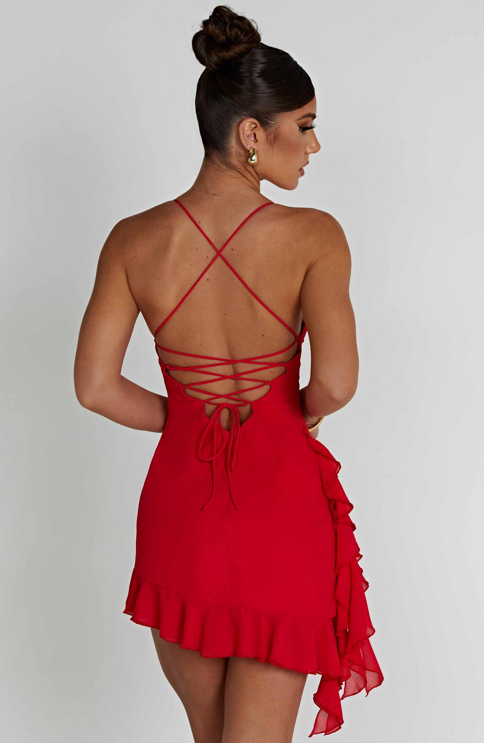 Larosa Mini Dress - Black Product Image