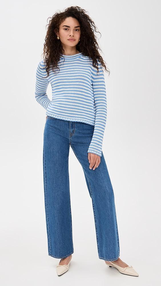 La Ligne Fine Stripe Mini Marina Sweater | Shopbop Product Image