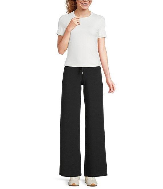 Spanx BareNaked Knit Short Sleeve Crew Neckline Pullover Tee Product Image