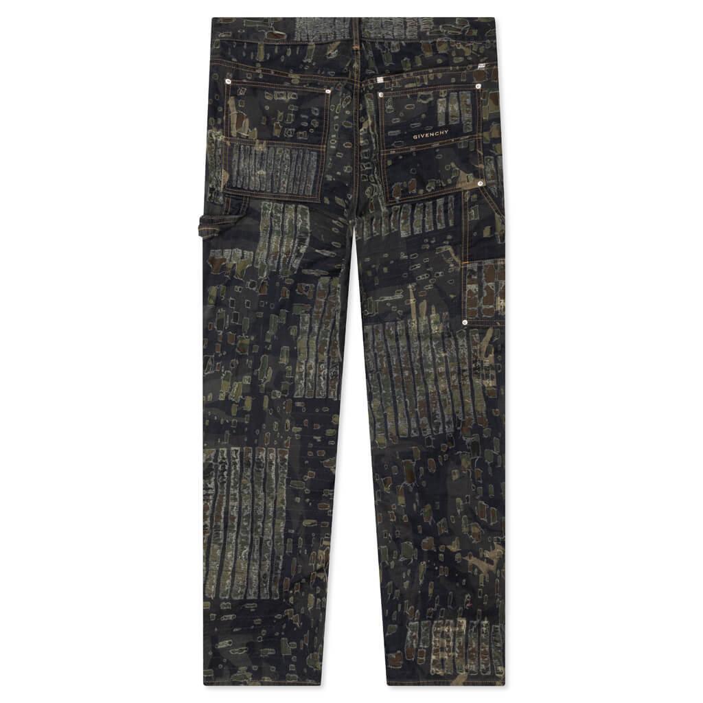 Carpenter Denim Trousers - Brown/Khaki Male Product Image