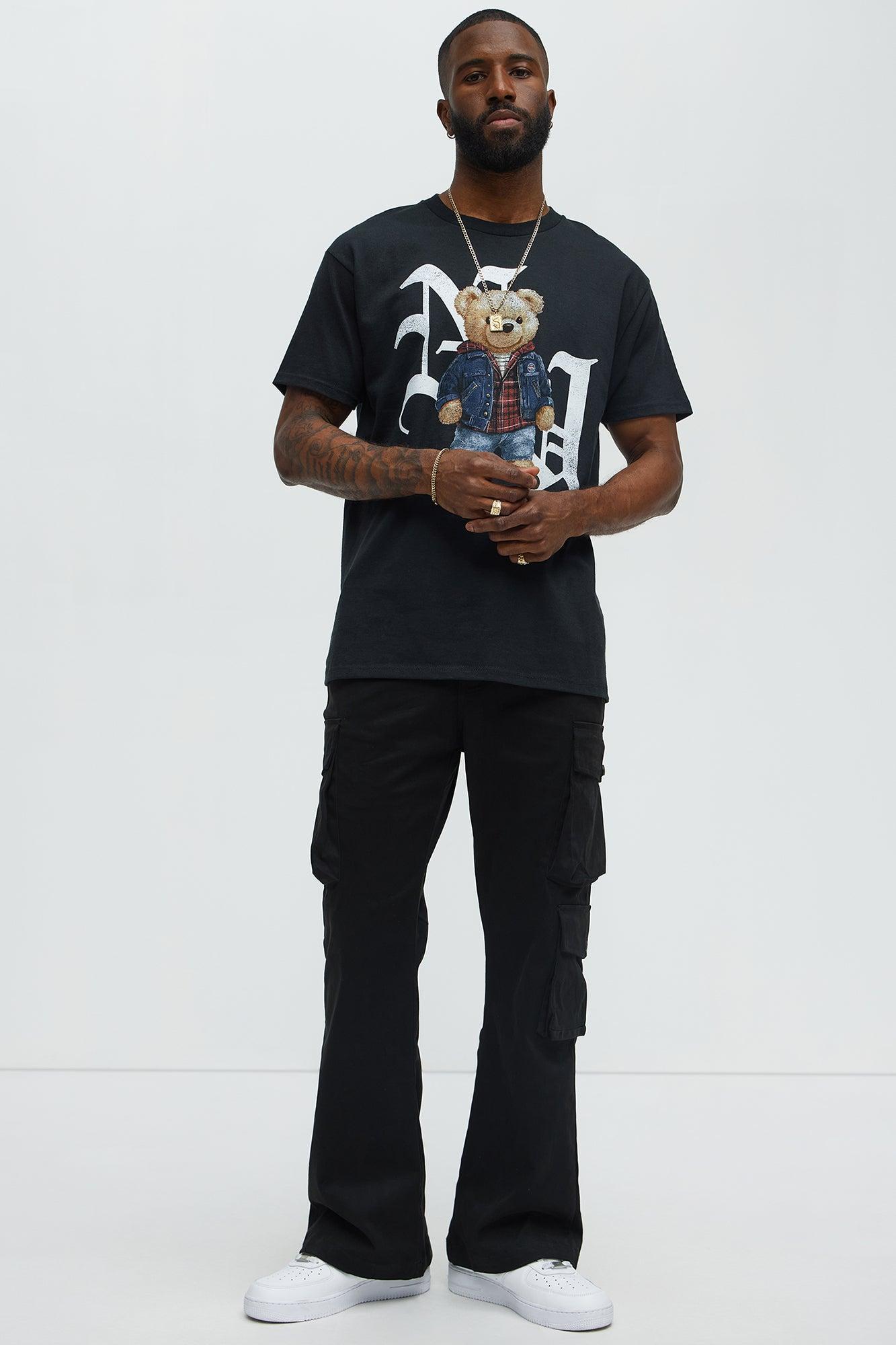 NYC Teddy Short Sleeve Tee - Black Product Image