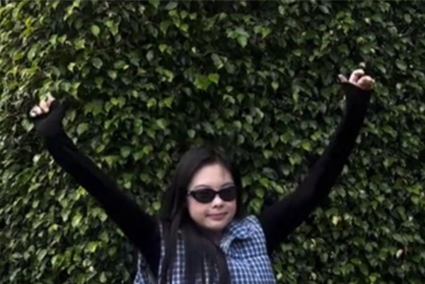 Plaid Button-Up Puffer Vest Product Image