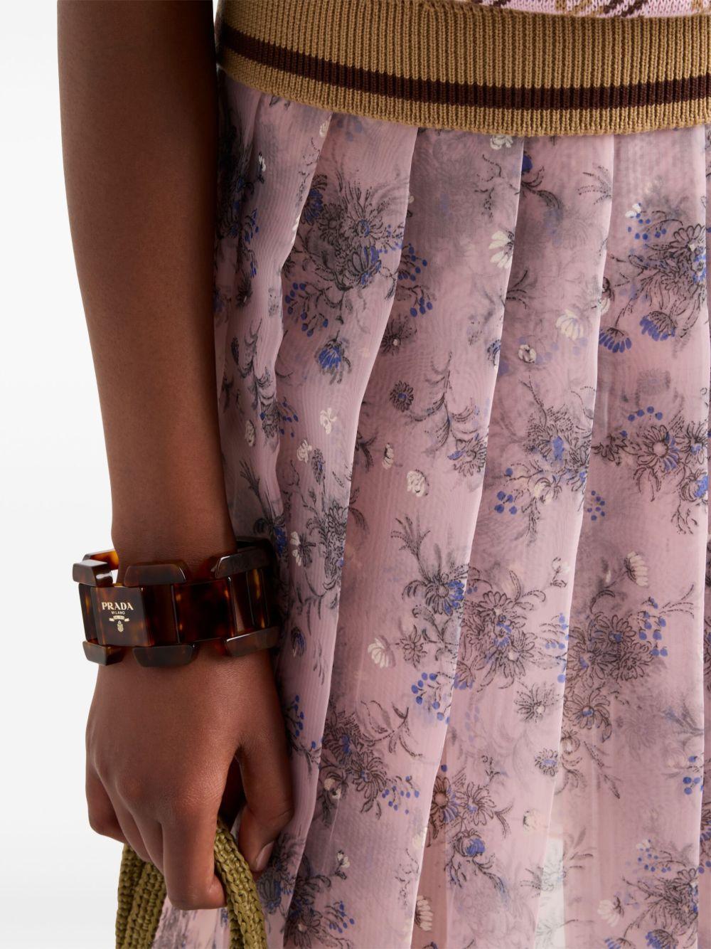 floral-print pleated skirt Product Image