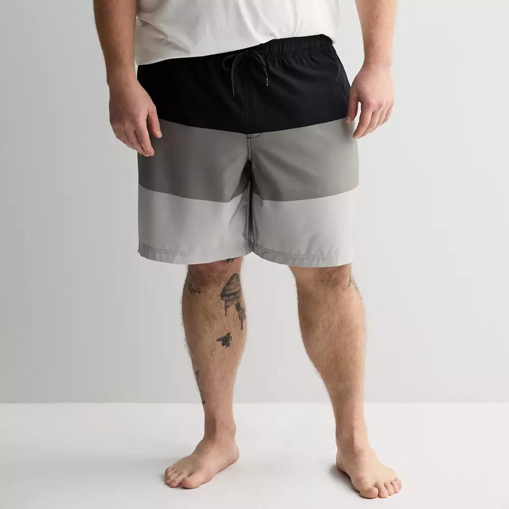 Big & Tall Trinity Coast Colorblock Swim Trunks, Mens Product Image