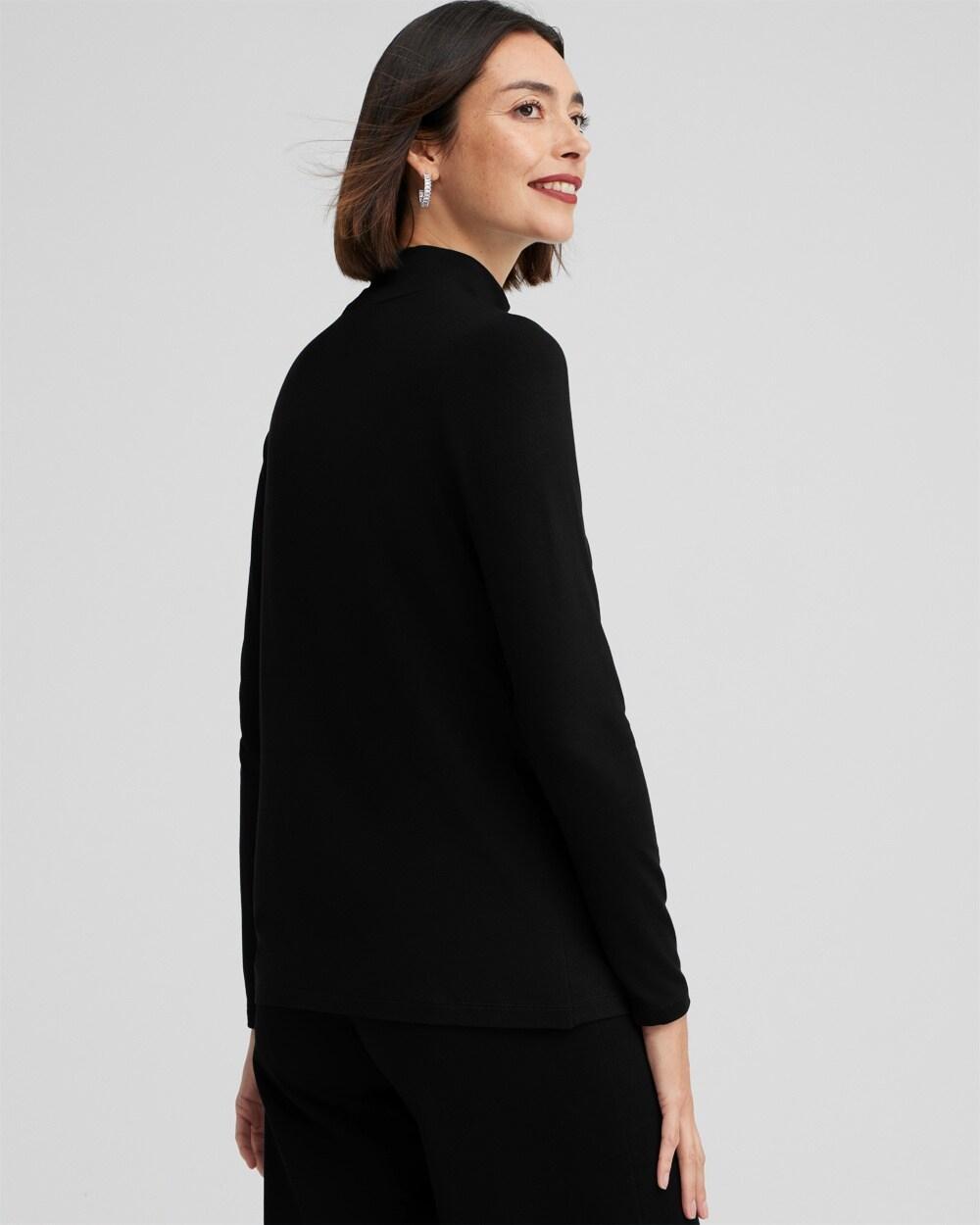 Touch of Cool™ Mock Neck Layering Tee Product Image