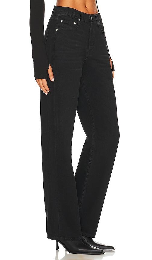 GRLFRND Bella Low Rise Boyfriend in Black Product Image