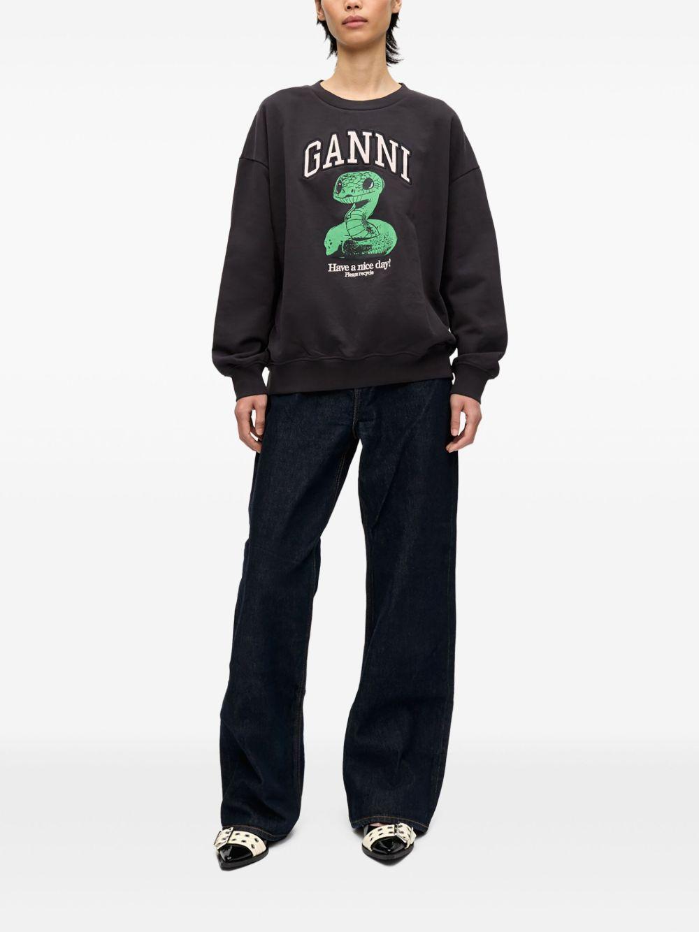 logo-print sweatshirt  Product Image