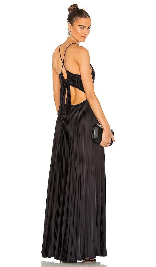 A. l.c. Aries Pleated Open Back Dress Product Image