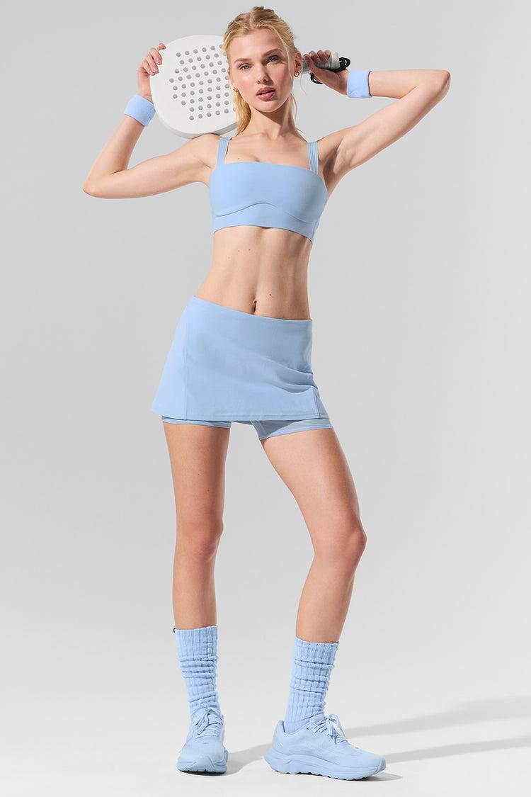 Alosoft Serve It Up Bra - Seashell Blue Product Image