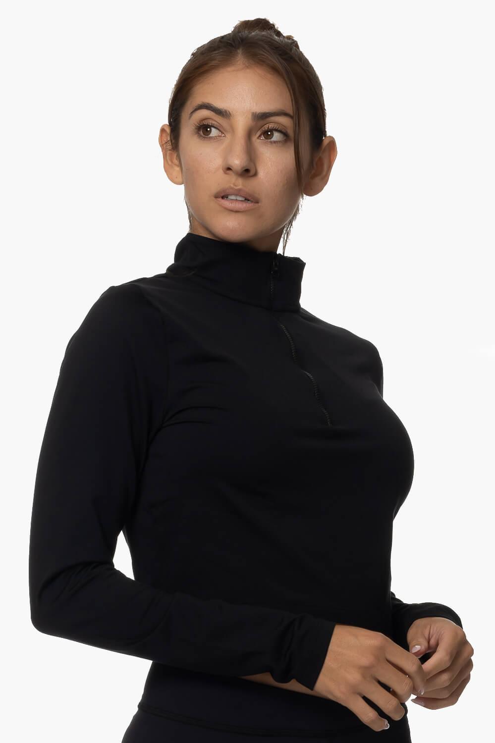 Snapper Cropped 1/4 Zip Up Pullover Product Image