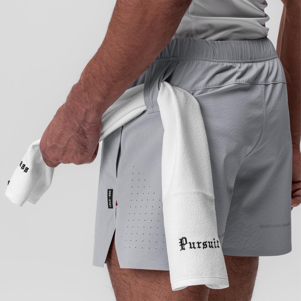 0737. Ripstop 6" Perforated Short - Slate Grey Product Image