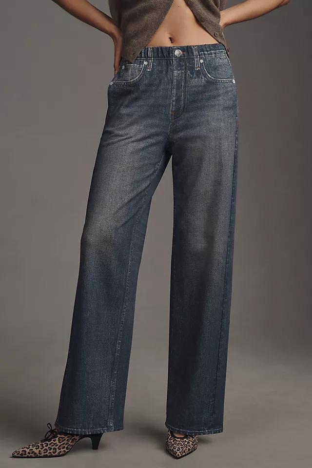 rag & bone Miramar High-Rise Wide-Leg Jeans Product Image